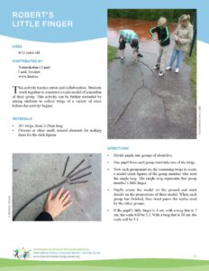 Roberts Little Finger activity page image