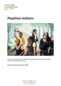 Playtime matters report